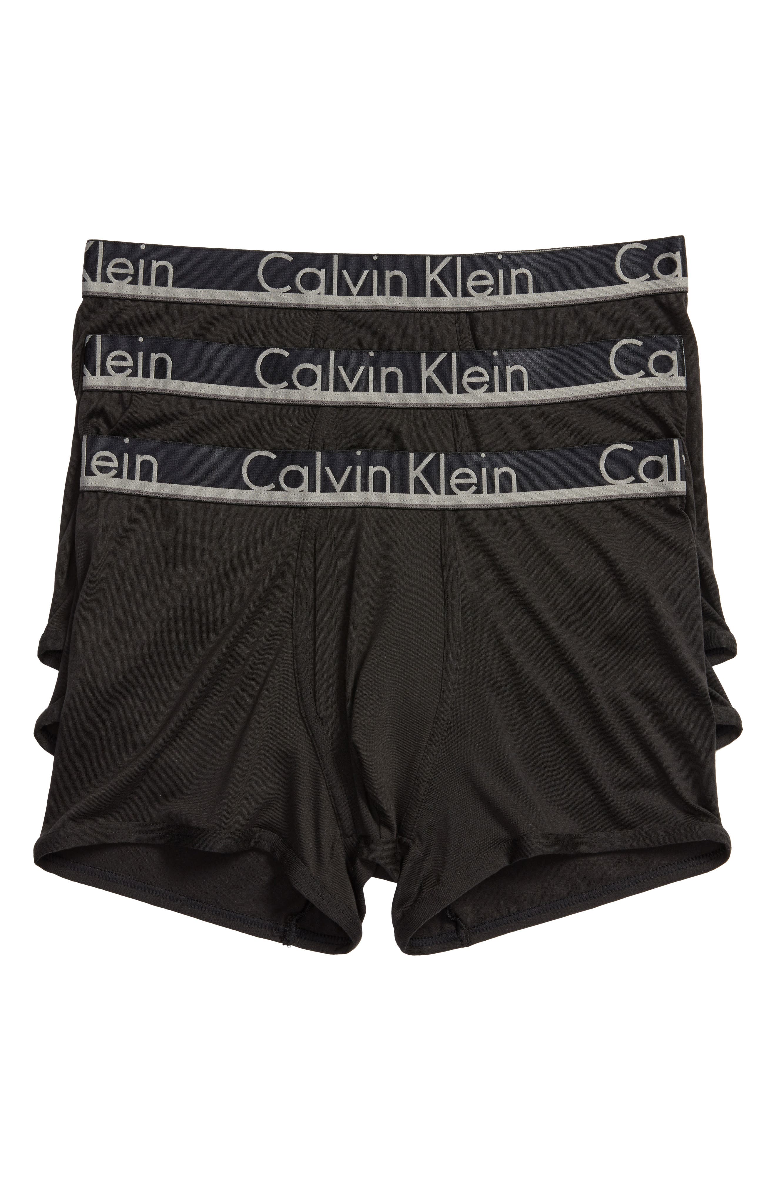 calvin klein men's comfort microfiber trunk 3 pack