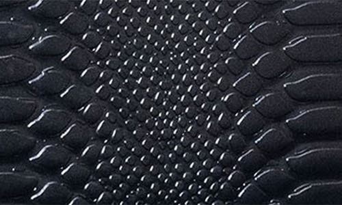 Shop Geoffrey Beene Snakeskin Embossed Tote Bag & Hardside Spinner Suitcase Set In Black/black