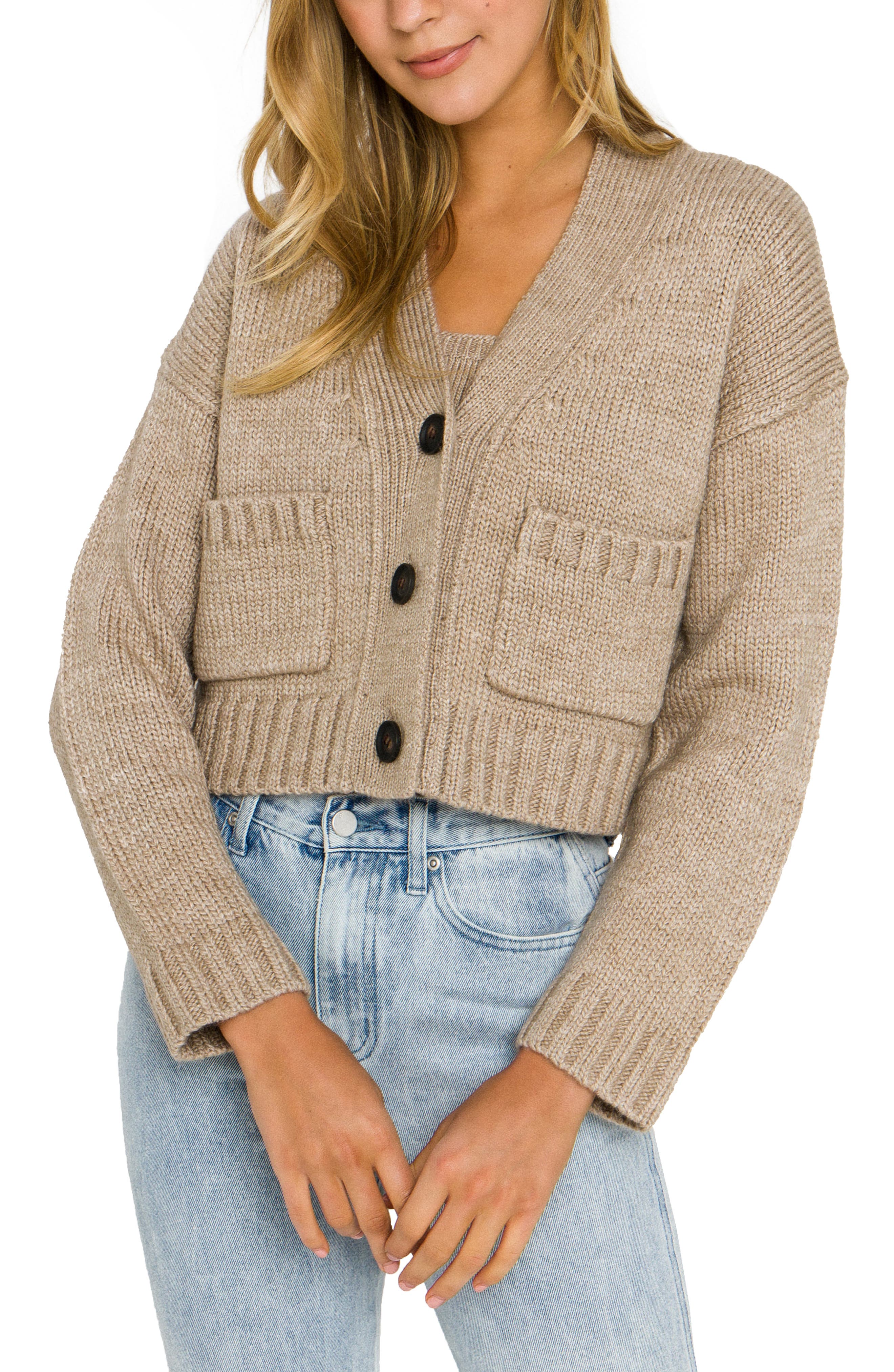 a cardigan sweater