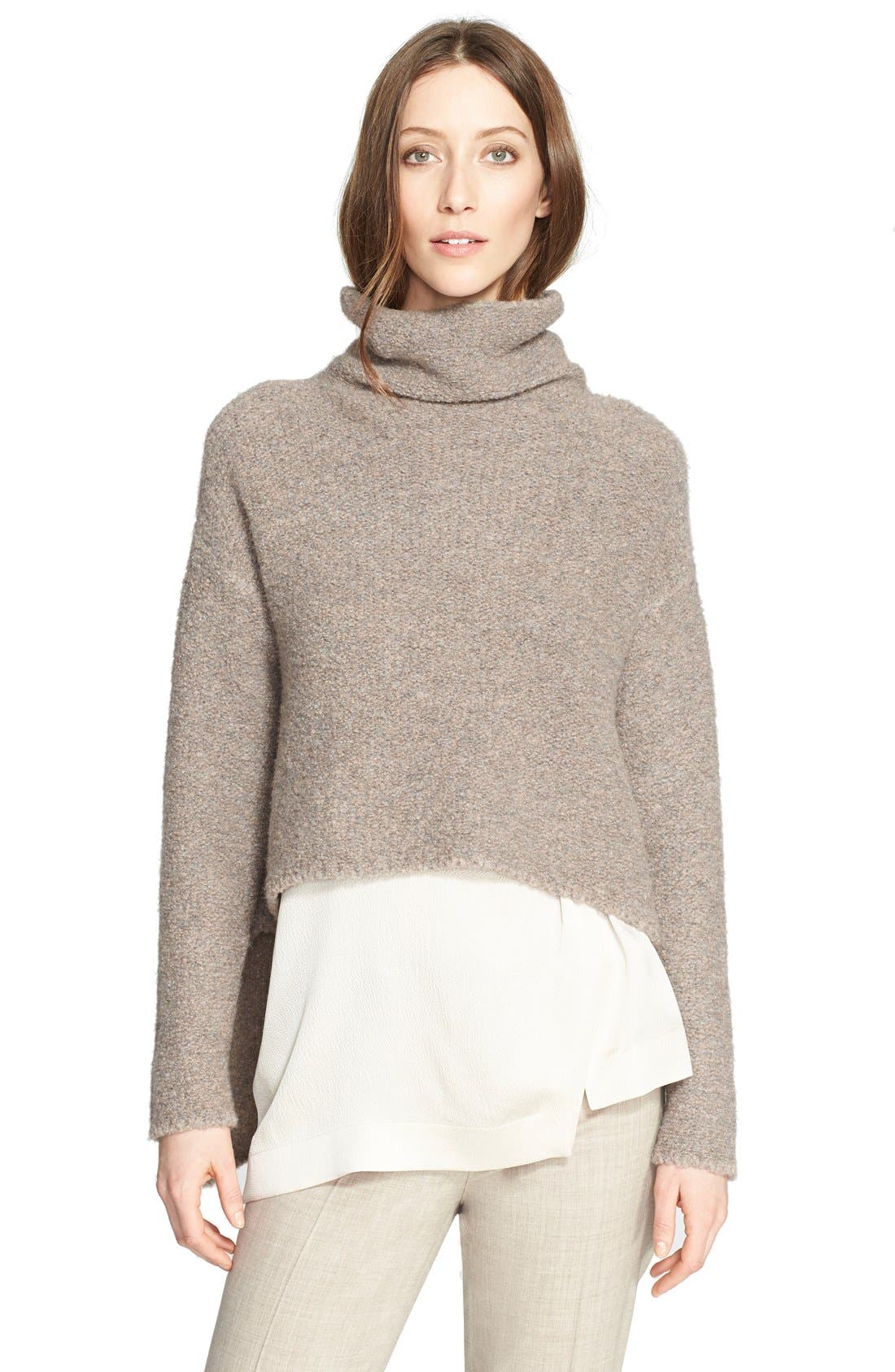 Fabiana Filippi Bouclé Knit High/Low Sweater Nordstrom
