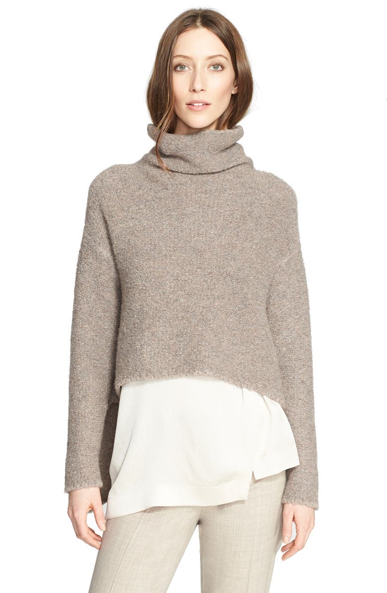 Fabiana Filippi Bouclé Knit High/Low Sweater Nordstrom
