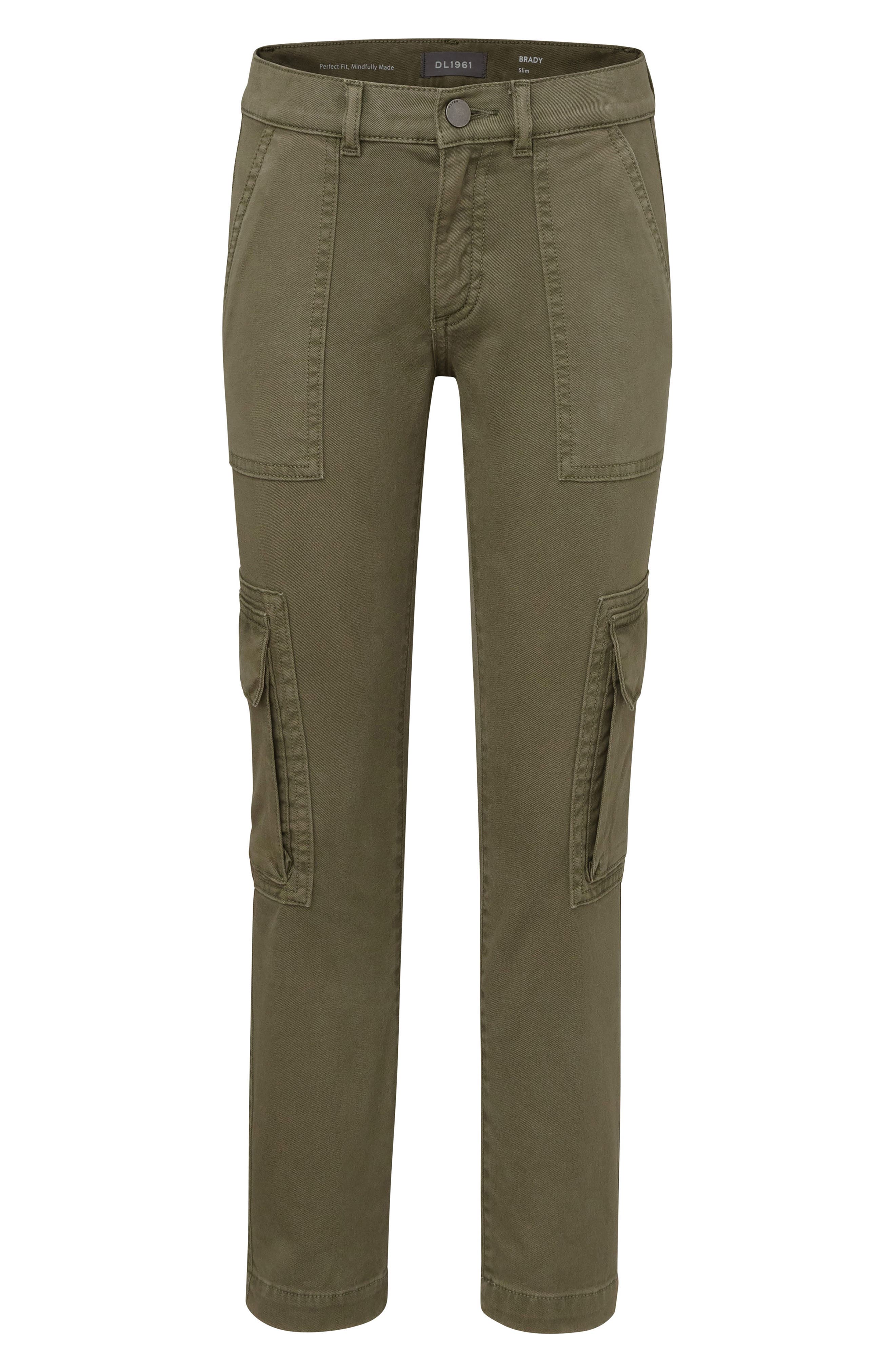 slim fit cargo jeans