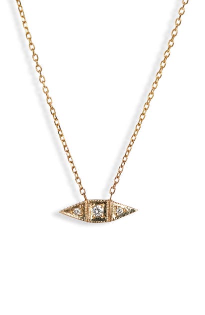 JENNIE KWON DESIGNS DECO POINT DIAMOND NECKLACE,30-3500-14