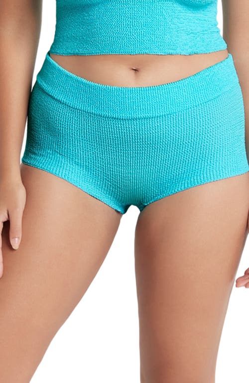BOUND by Bond-Eye Billie Mini Short Bikini Bottoms in Teal