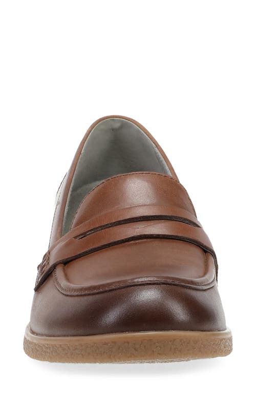 Dansko Danica Waterproof Penny Loafer Pump In Tan
