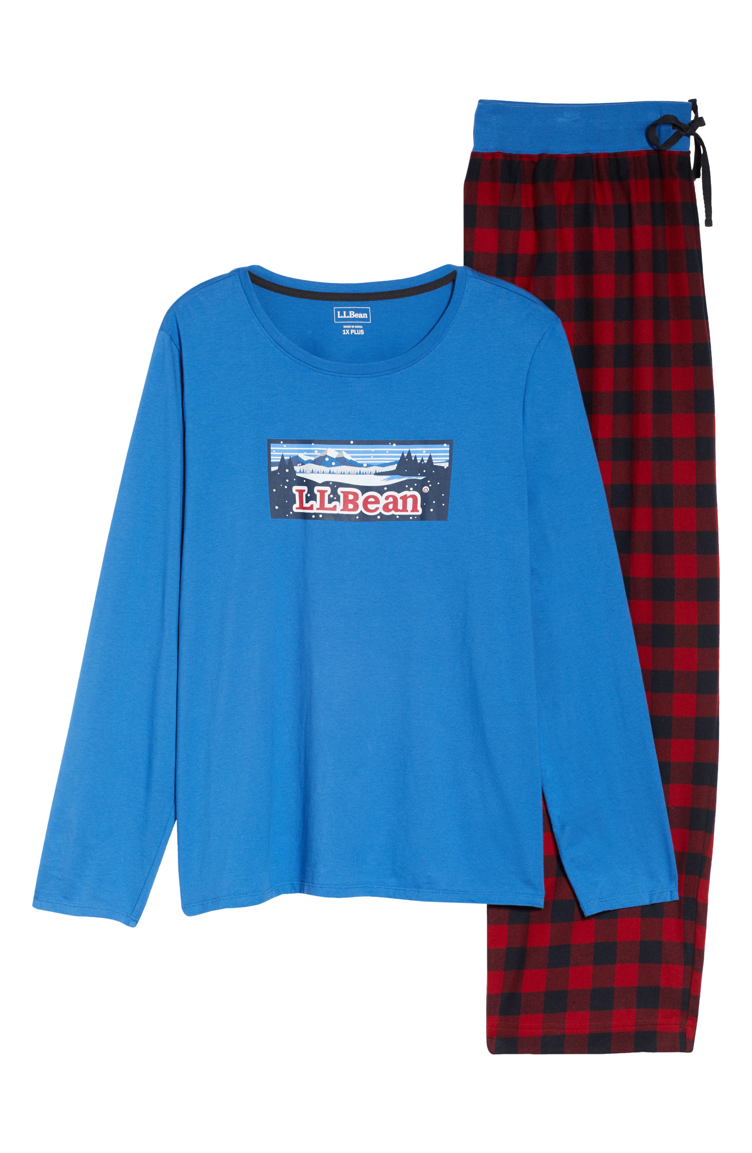L.L.BEAN Camp Logo Graphic Pajamas Nordstrom Rack