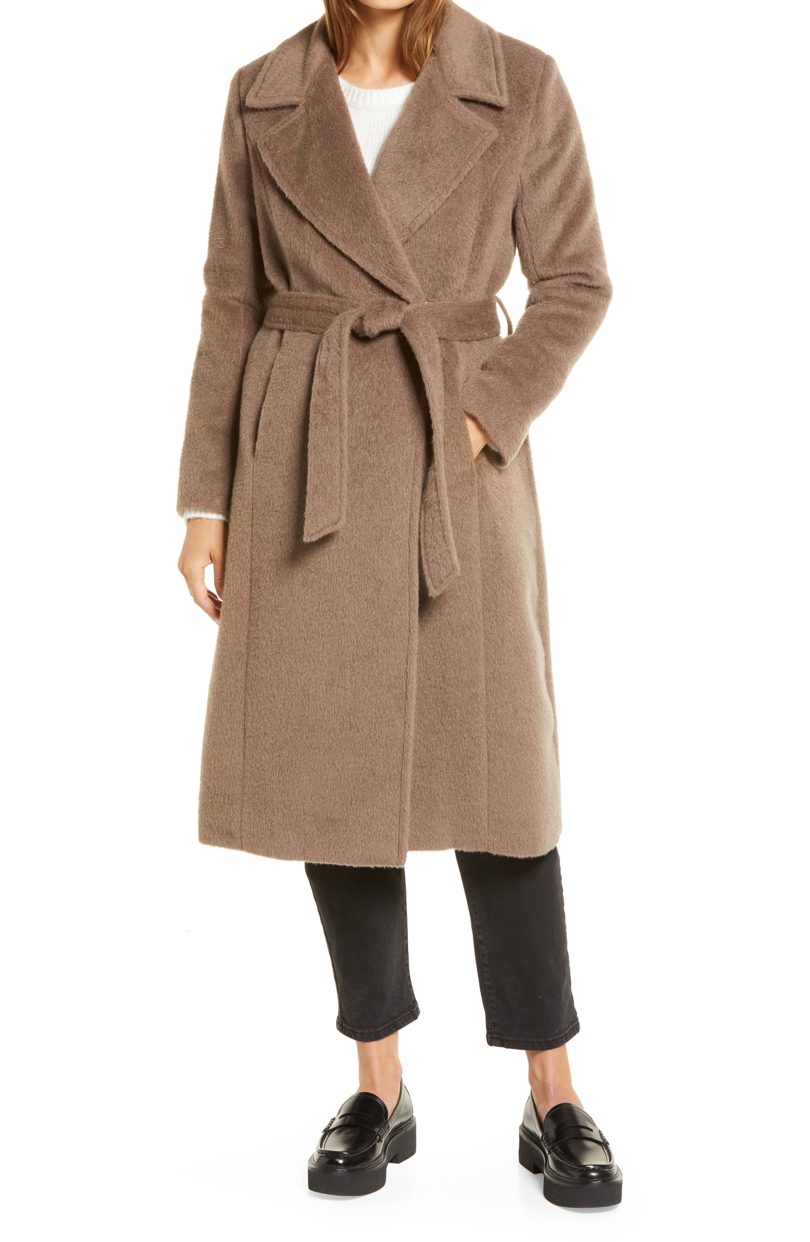 Women's Beige Wool \u0026 Wool-Blend Coats 