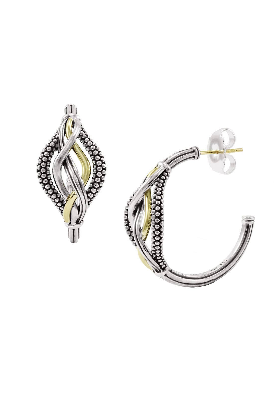 LAGOS 'Unlaced' Hoop Earrings Nordstrom