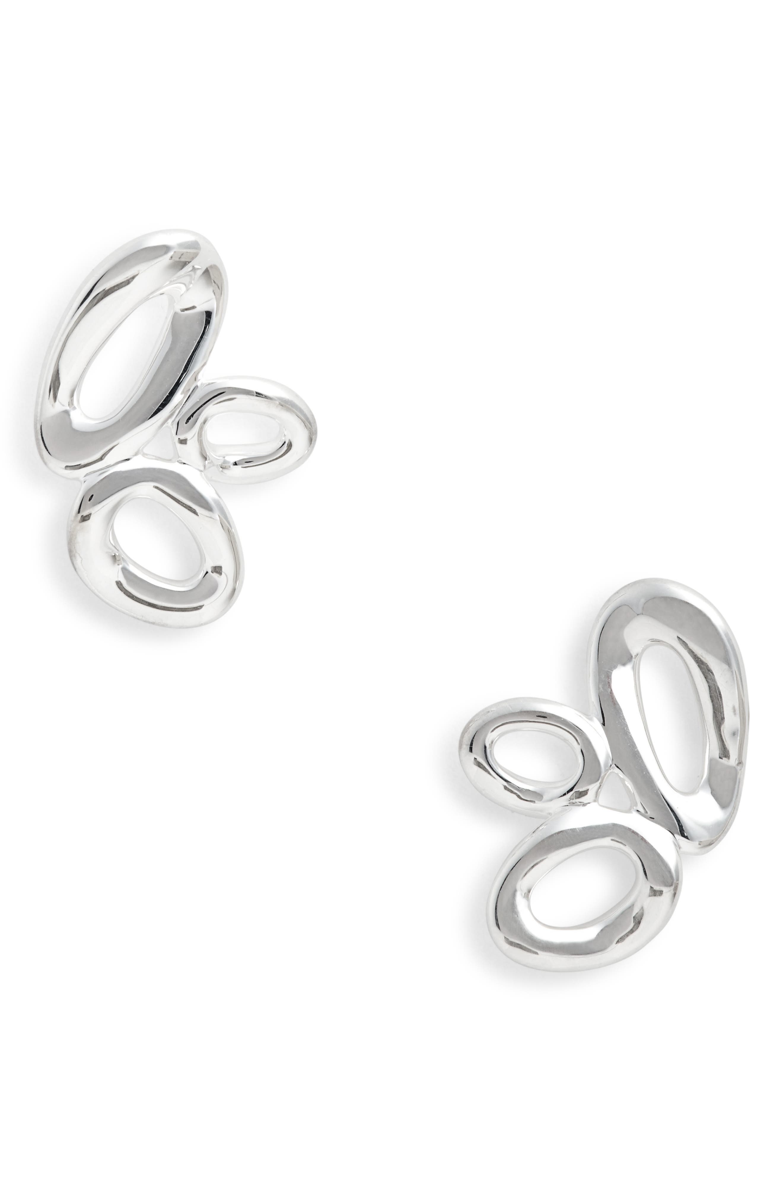 Ippolita Cherish Cluster Post Earrings In Silver