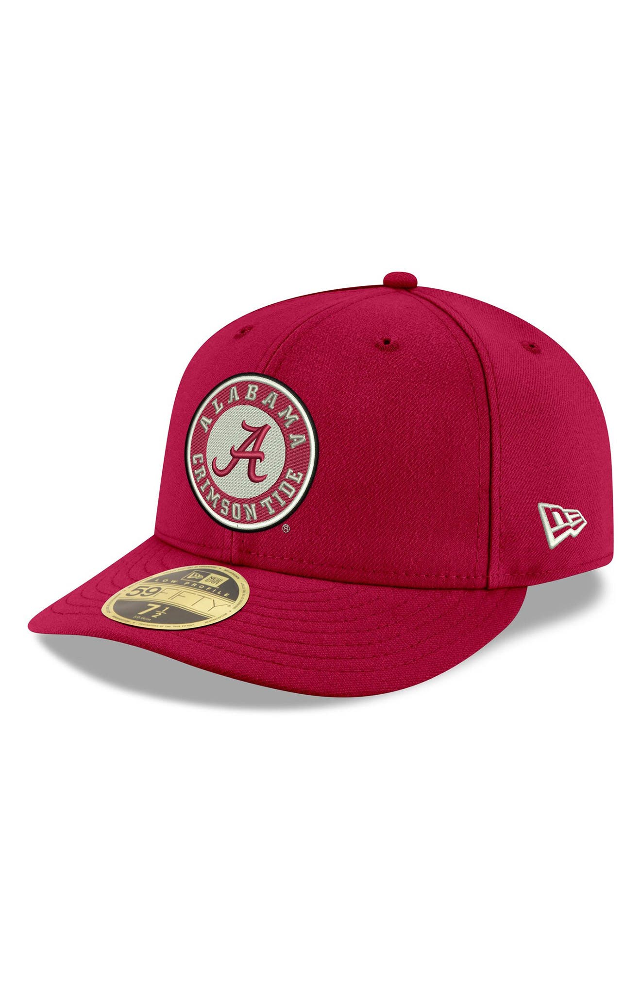 new era alabama crimson tide crimson 59fifty fitted hat