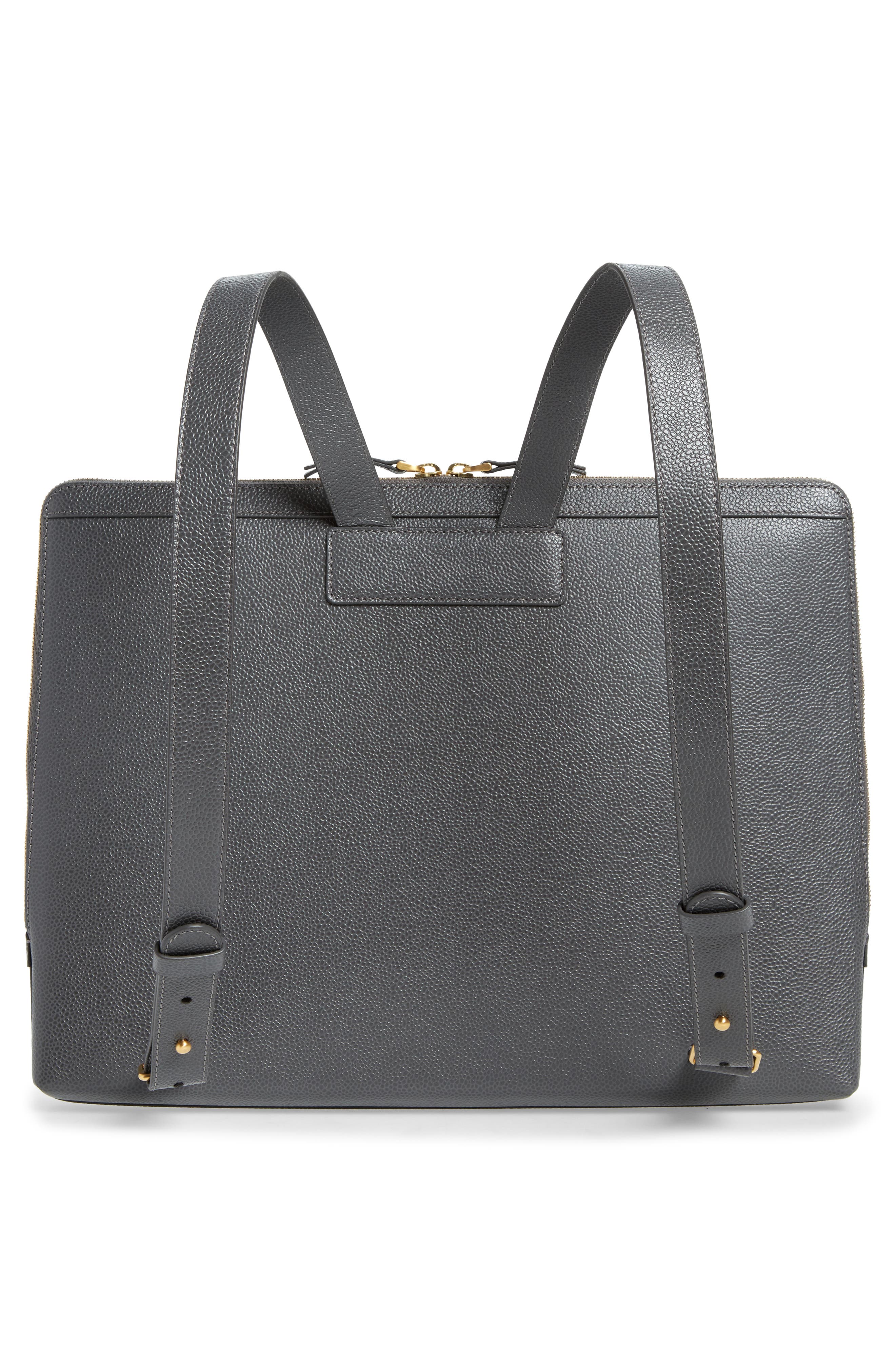 thom browne leather backpack