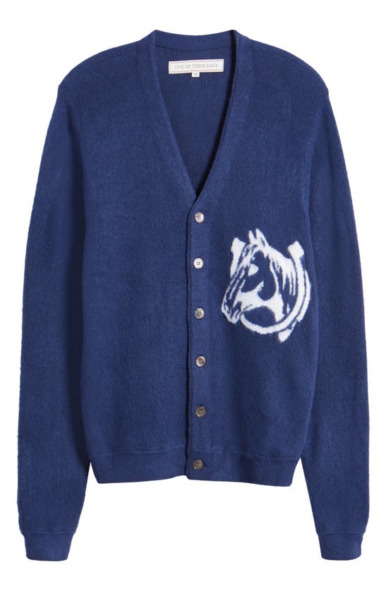 Shop One Of These Days Collegiate Cardigan In Navy