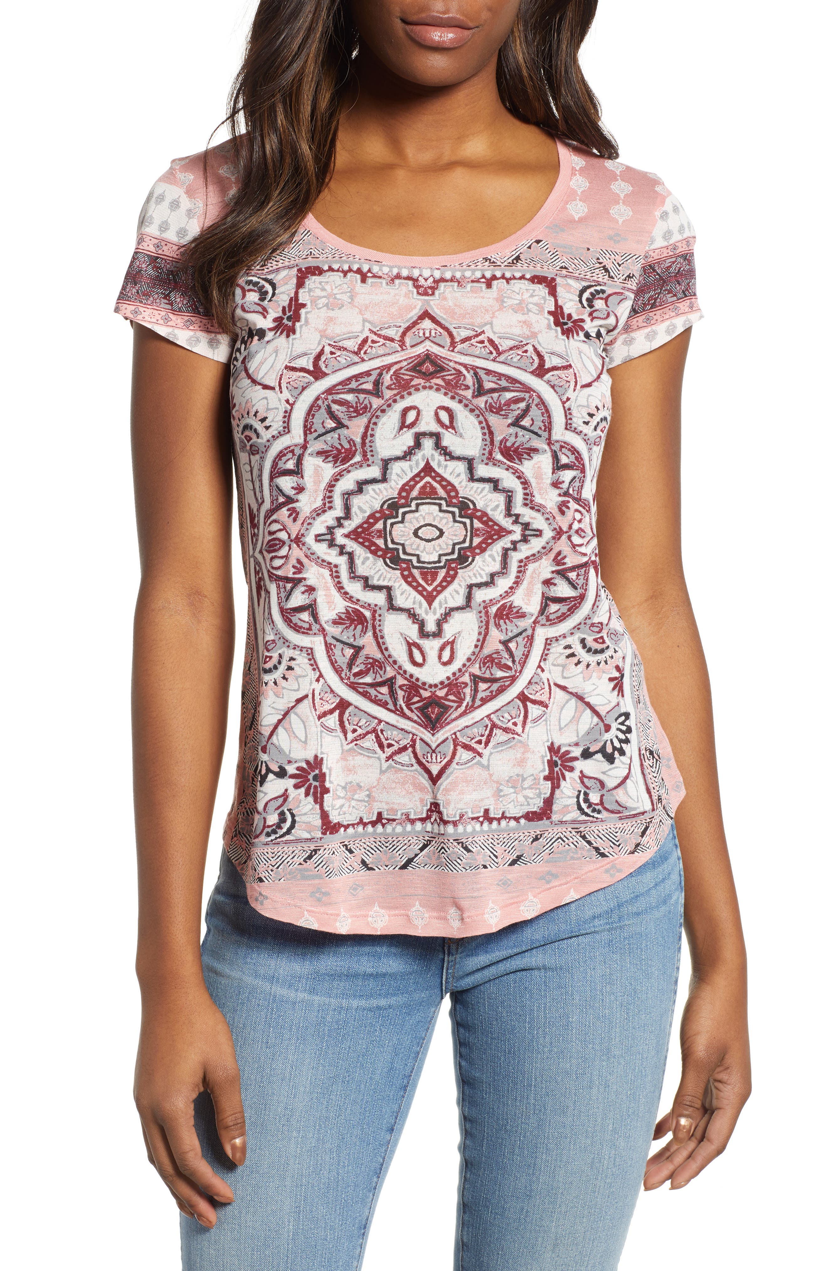 Lucky Brand Persian Carpet Tee Nordstrom