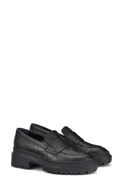 Shop Agl Attilio Giusti Leombruni Agl Mary Soft Platform Loafer In Nero