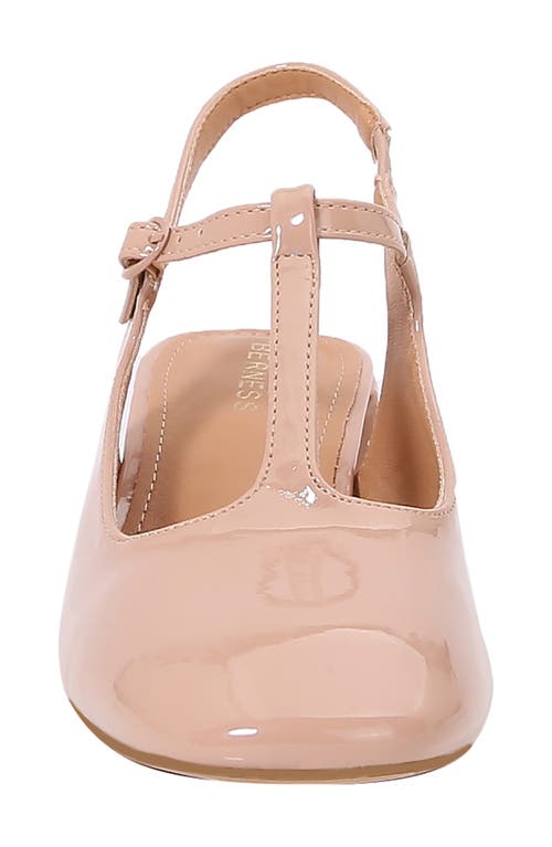 Shop Berness Nadia Mary Jane Pump In Beige
