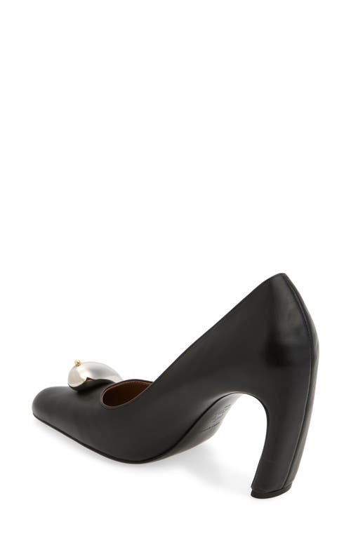 Tory Burch Pierced Xl Pump In Perfect Black
