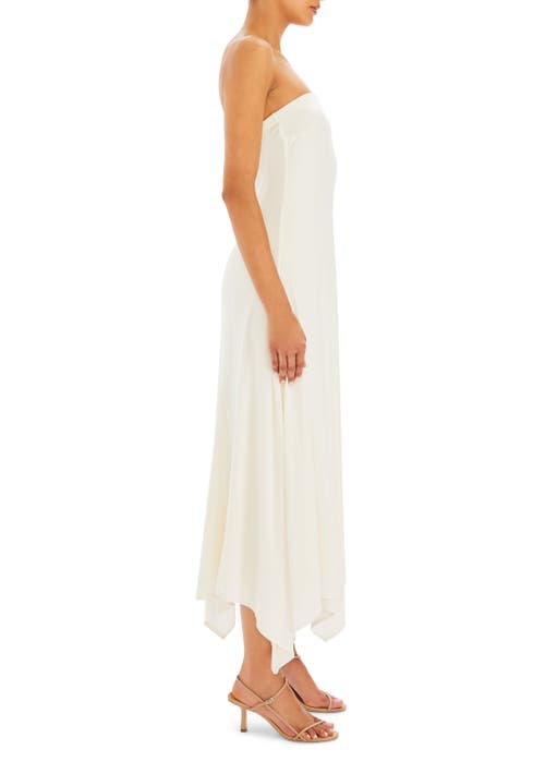 Shop Ser.o.ya Lucia Maxi Dress In Porcelain