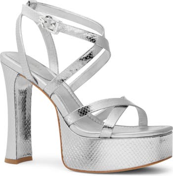 Michael kors sandals store womens silver