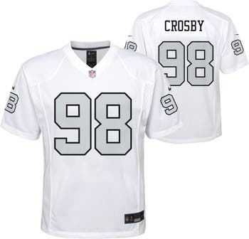Nike Maxx Crosby Las Vegas Raiders Youth Legend White Color Rush