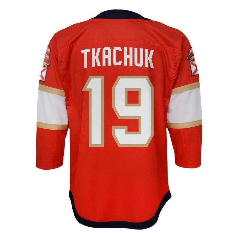 OUTERSTUFF PRESCHOOL MATTHEW TKACHUK RED FLORIDA PANTHERS REPLICA PLAYER JERSEY