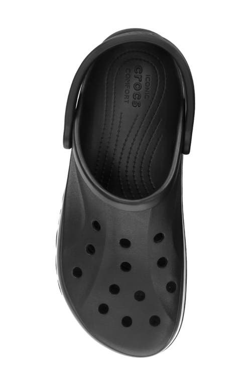 Crocs Bayaband Comfort Clog In Black/white