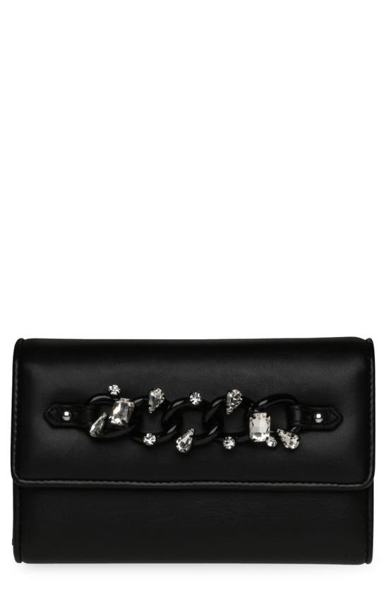 Steve Madden Krissy Faux Leather Clutch In Black