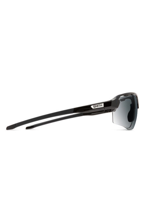 Shop Smith Resolve Photochromic 70mm Chromapop™ Oversize Sport Sunglasses In Black/photochromic Clear