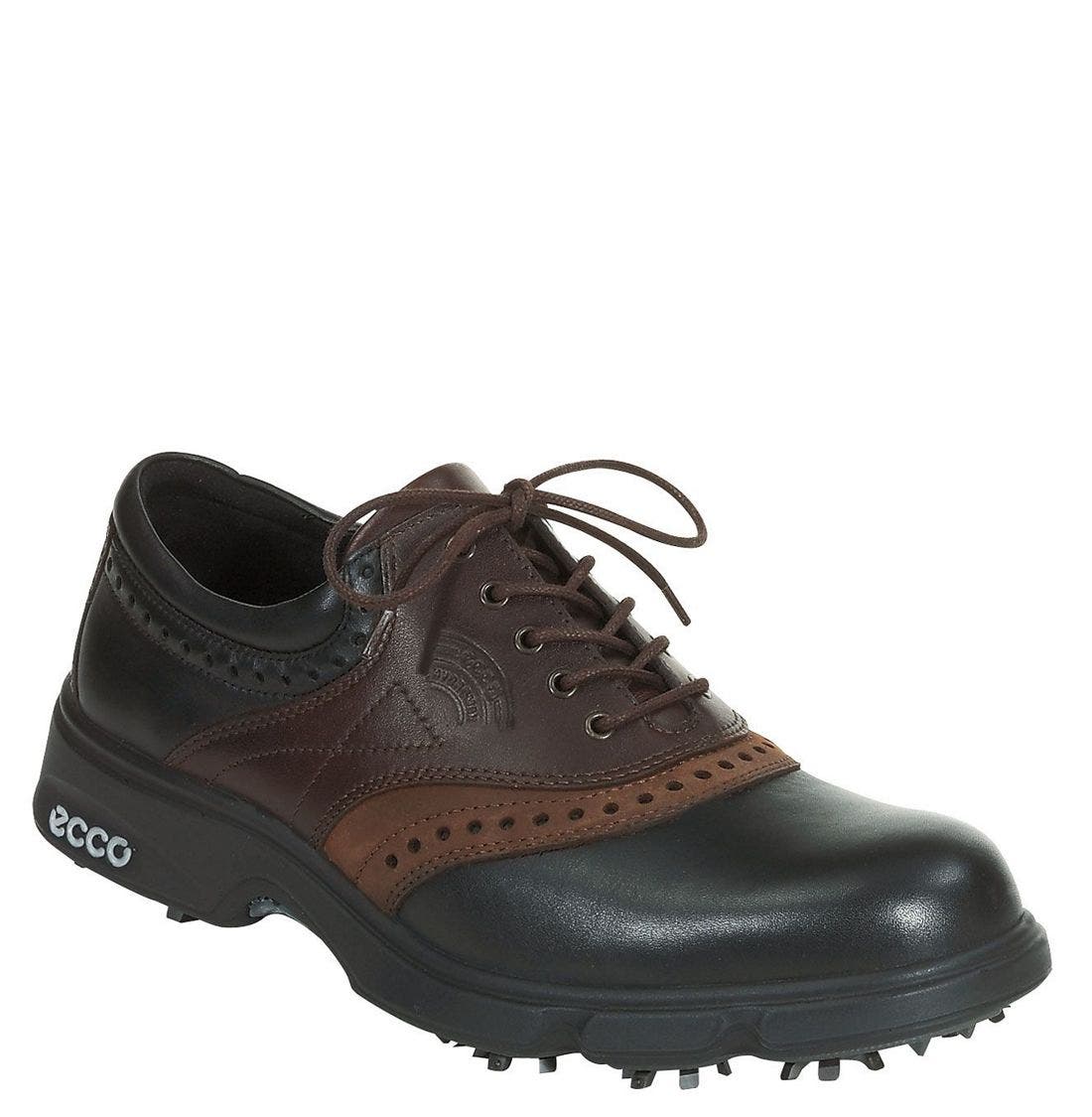 ecco saddle golf shoes