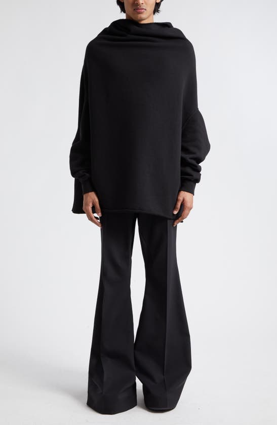 Shop Rick Owens Shroud Sweatshirt In Black