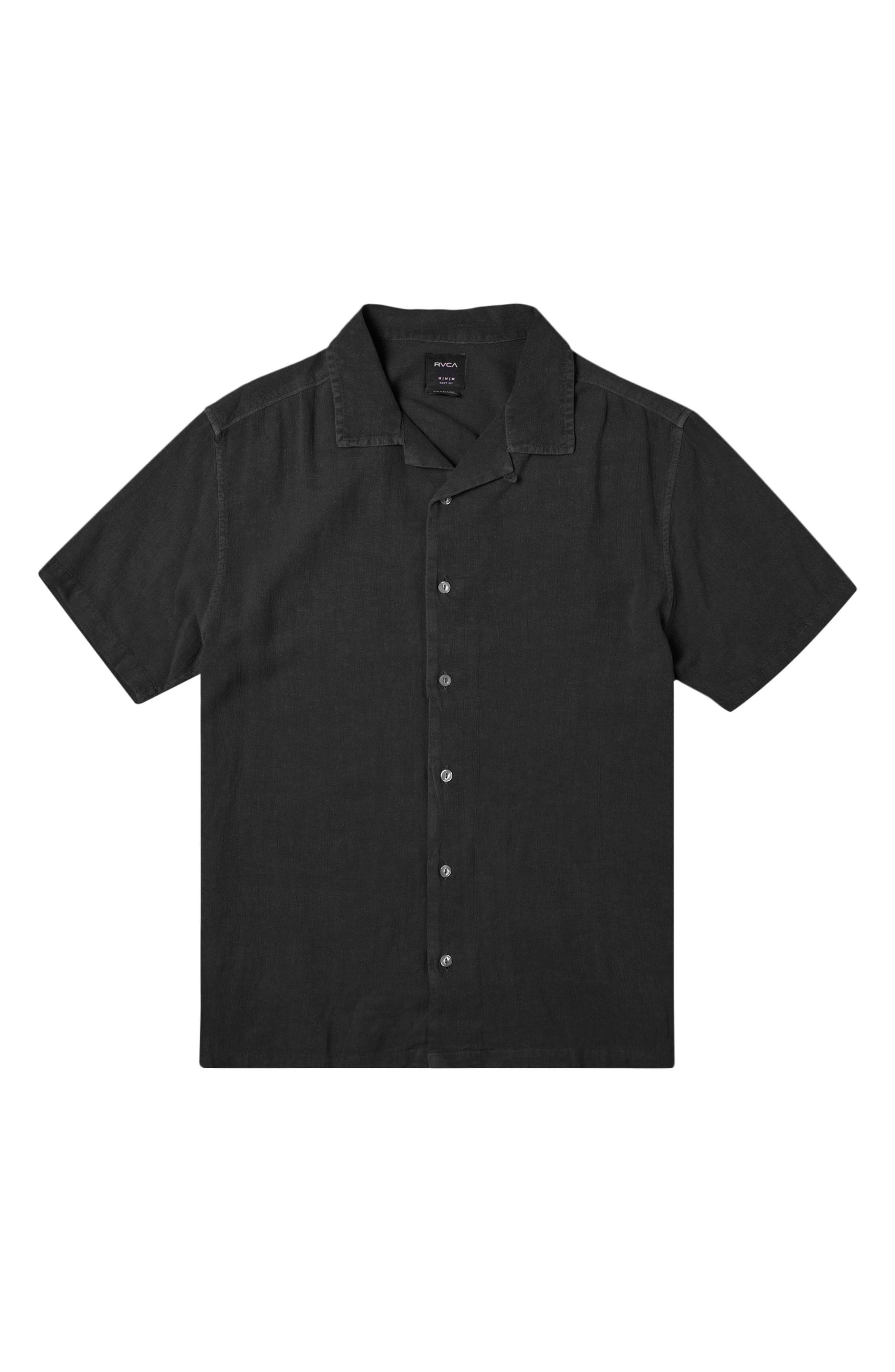 UPC 194687123999 - Men's Rvca Beat Short Sleeve Button-Up Shirt, Size ...