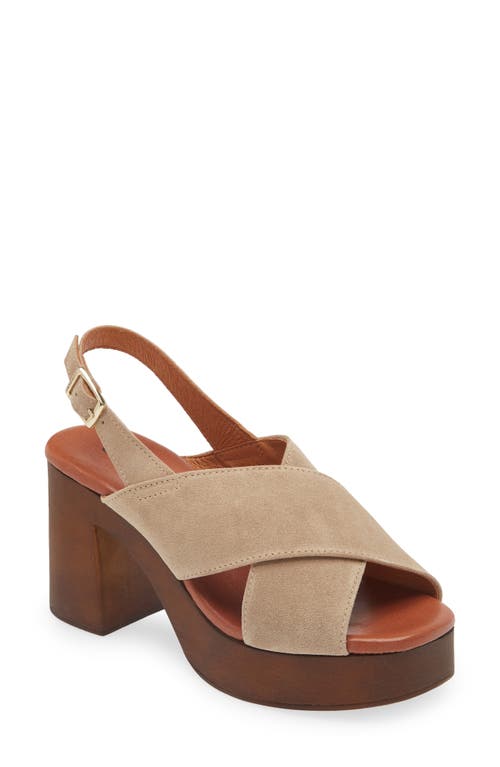 Cordani Wendy Slingback Platform Sandal Crosta Pelle Corda at Nordstrom,