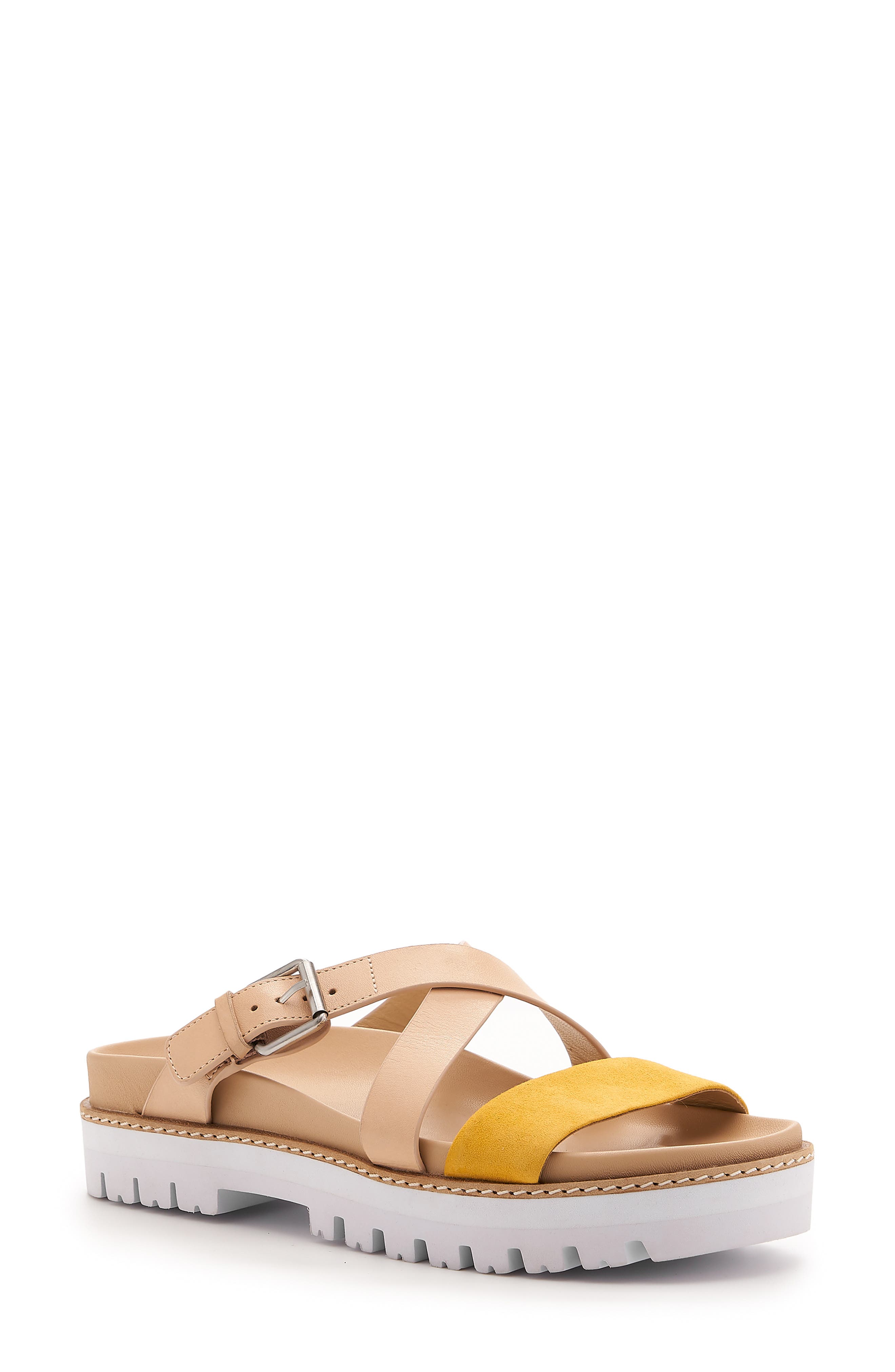 Botkier Jupiter Platform Slide Sandal, Yellow