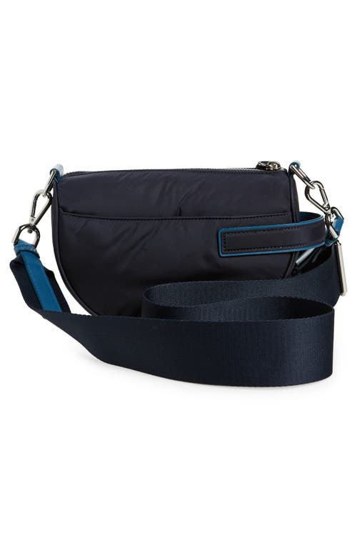 We-ar4 The Half Moon Crossbody Bag In Navy