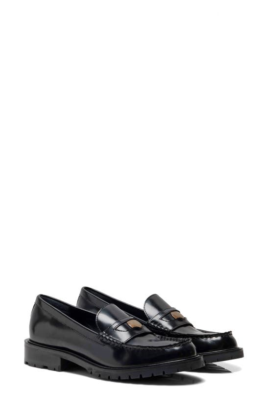 Free People Liv Penny Loafer In Black | ModeSens