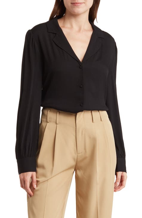 Lana Collar Button-Up Blouse