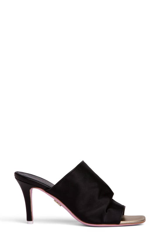 Shop Beautiisoles Lana Slide Sandal In Black