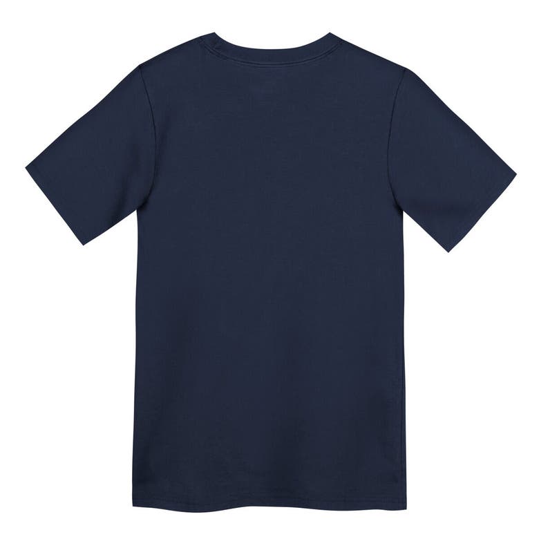 Shop Nike Preschool  Navy Chicago Cubs City Connect Large Logo T-shirt