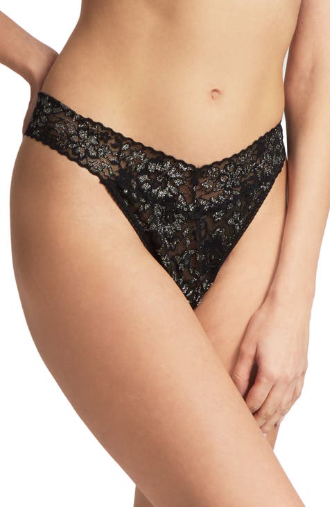 Jessica Simpson Women's Underwear - 3 Pack Microfiber Lace Thong Panties  (S-XL) (Black/Pearl Black/Dolce, Large) : : Clothing, Shoes &  Accessories