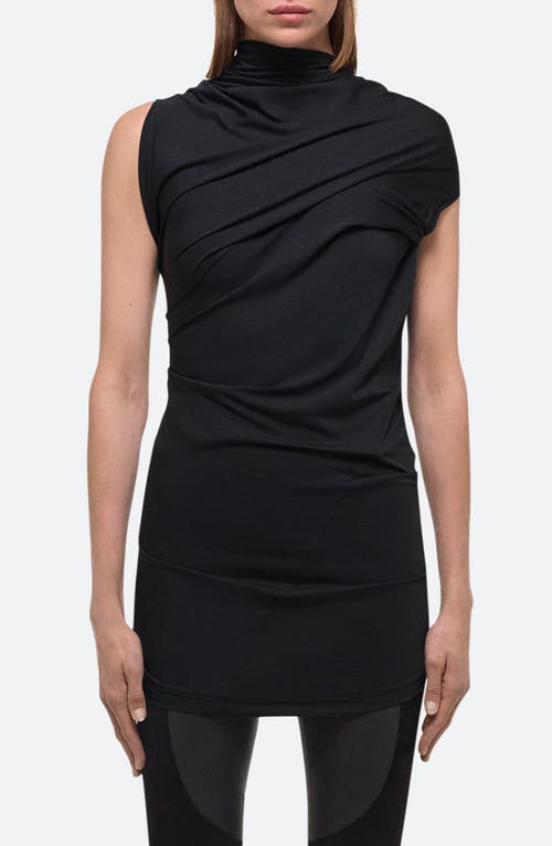 Helmut Lang Wind Cloud Asymmetric Top In Black