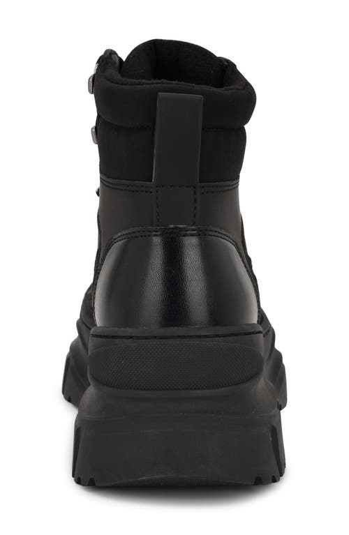 Shop Nine West Budde Lug Sole Bootie In Black