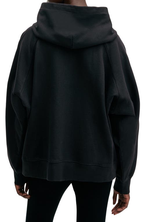 Shop Allsaints Talon Biggy Oversize Logo Hoodie In Black