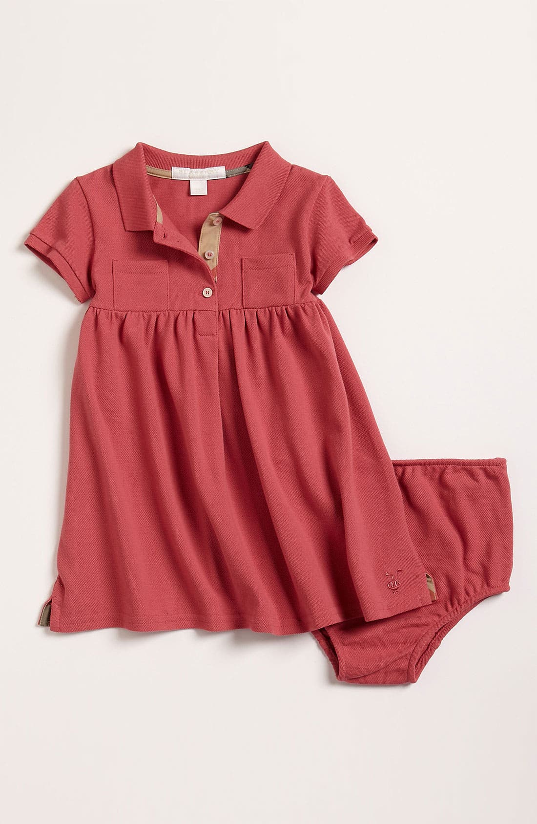red polo dress for baby girl