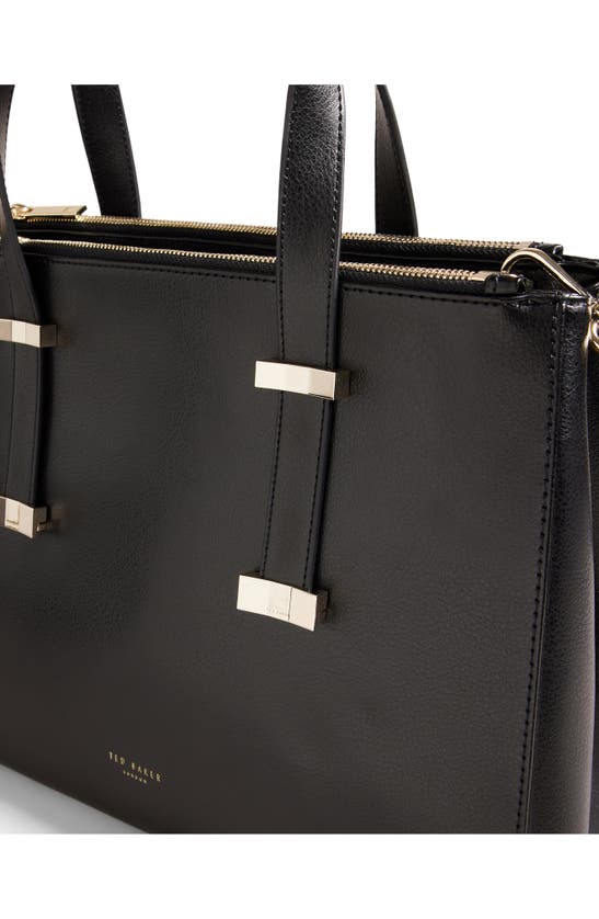 Shop Ted Baker London Adjustable Handle Large Tote Bag In Black