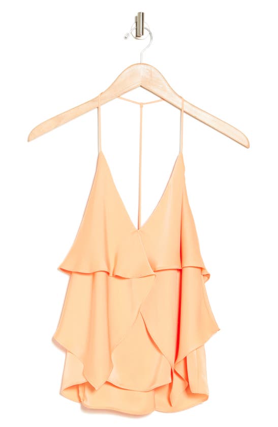 Ramy Brook Brittany Tiered Camisole In Peach