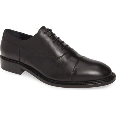 Ankari Floruss Cap Toe Oxford- Black