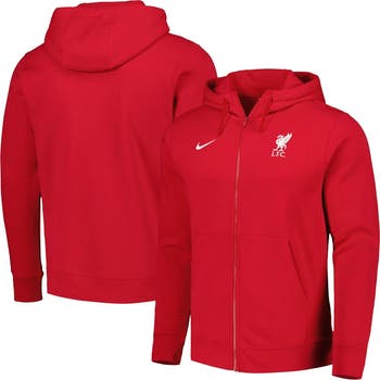 Nike Men's Nike Red Liverpool Club Fleece Full-Zip Hoodie | Nordstrom