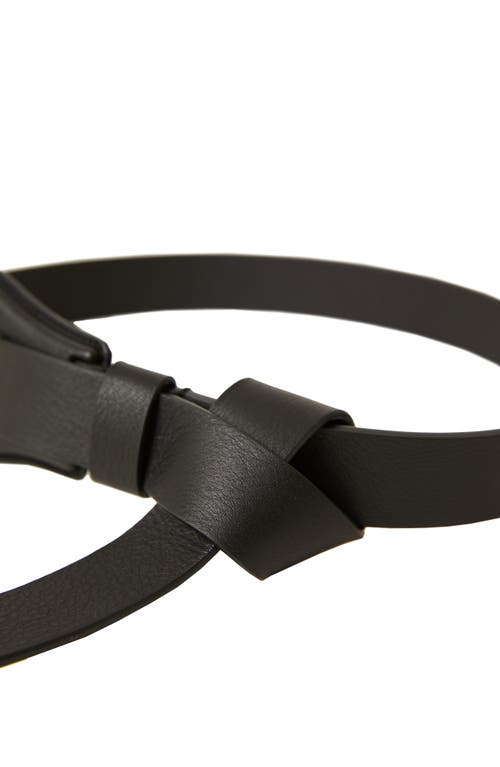 Shop B-low The Belt Ryder Leather Wrap Belt In Black