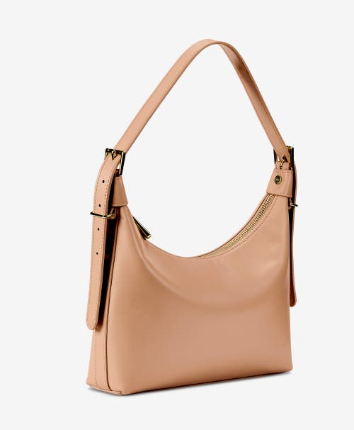 Shop Gigi New York Blake Shoulder Bag In Cappuccino