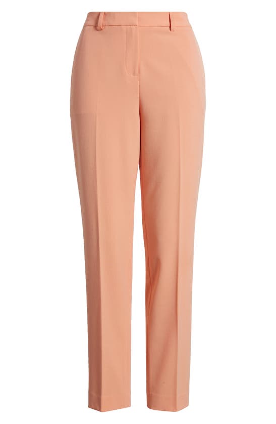 Shop Tahari Asl Classic Straight Leg Pants In Salmon