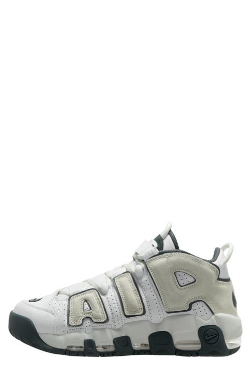 Nike Air More Uptempo '96 Sneaker White/Sea Glass/Green at